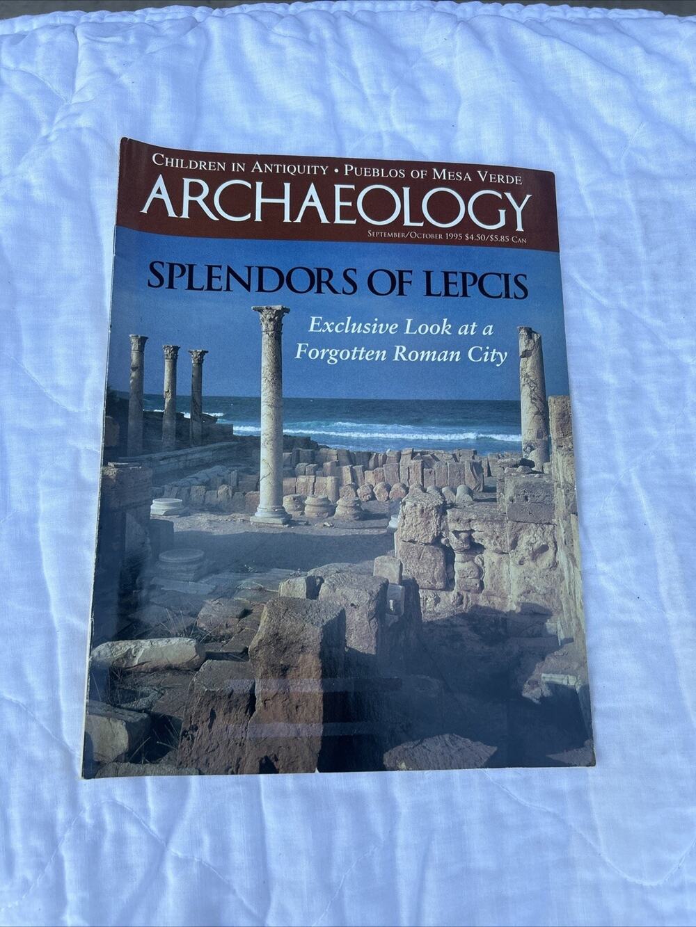 Archaeology Magazine - 1 MAGAZINE - 1995 September/ October